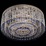 Люстра Флоренция капель оптикон синяя в Самаре