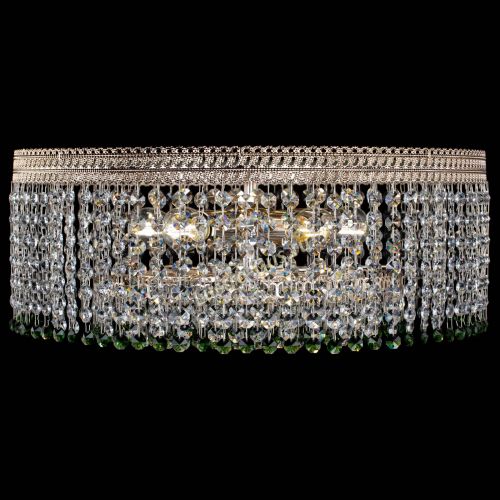 Люстра Флоренция капель оптикон зеленая в Самаре Гусь Хрустальный