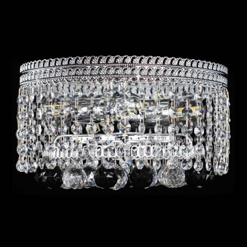 Люстра Флоренция шар №2 черная в Самаре Гусь Хрустальный