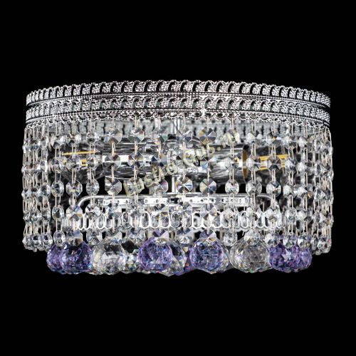 Люстра Флоренция шар №2 фиолетовая в Самаре Гусь Хрустальный