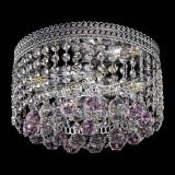 Люстра Флоренция шар №2 розовая в Самаре