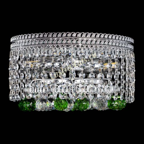 Люстра Флоренция шар №2 зеленая в Самаре Люстра Флоренция шар №2 зеленая в Самаре