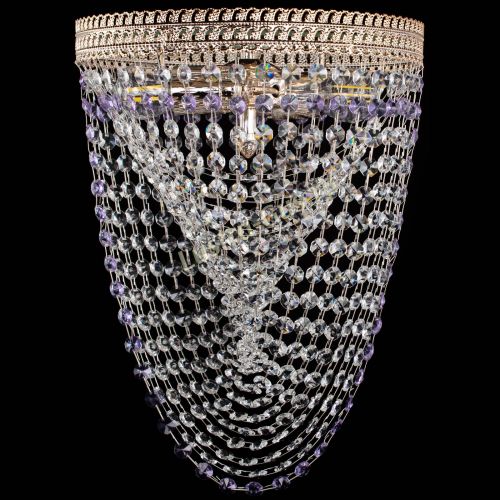 Люстра Флоренция Водоворот фиолетовая в Самаре Гусь Хрустальный