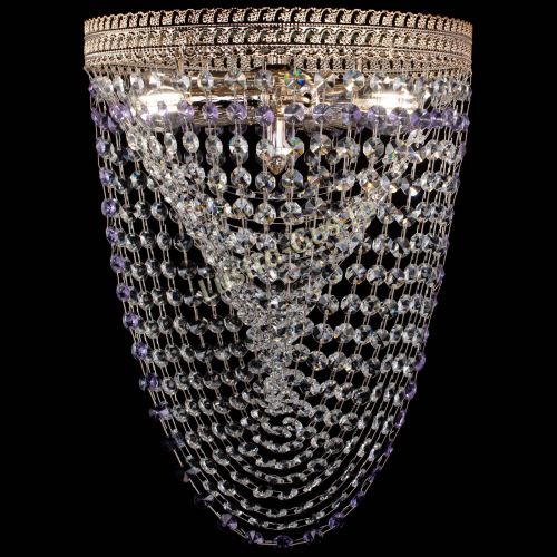 Люстра Флоренция Водоворот фиолетовая в Самаре Гусь Хрустальный