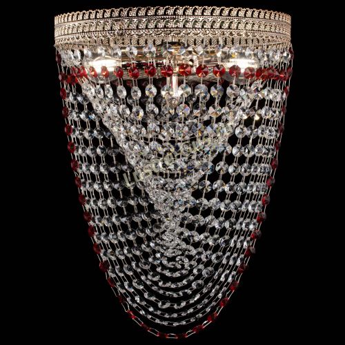 Люстра Флоренция Водоворот красная в Самаре Гусь Хрустальный