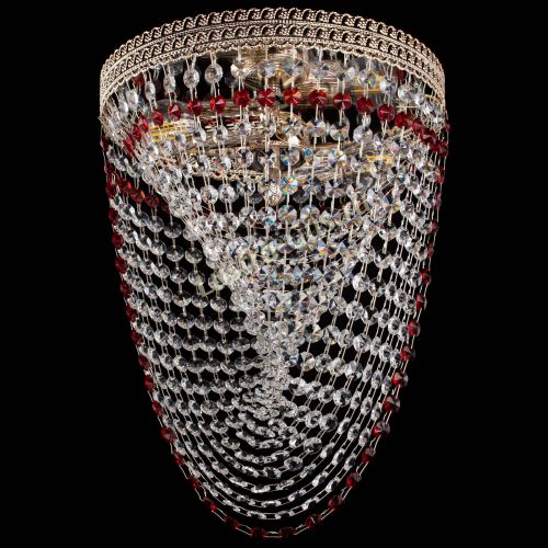 Люстра Флоренция Водоворот красная в Самаре Гусь Хрустальный
