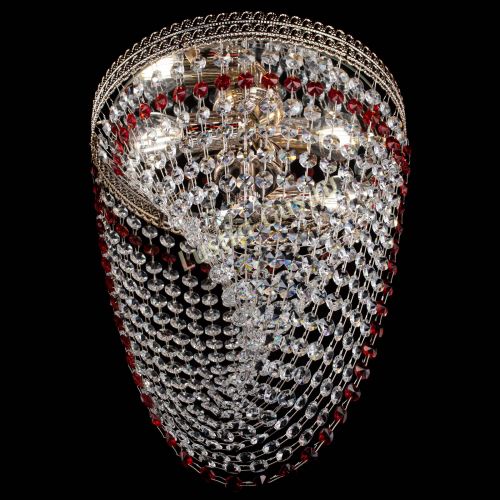 Люстра Флоренция Водоворот красная в Самаре Гусь Хрустальный