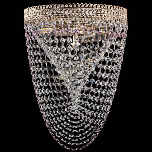 Люстра Флоренция Водоворот розовая в Самаре Гусь Хрустальный