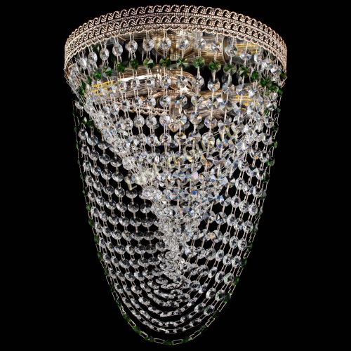 Люстра Флоренция Водоворот зеленая в Самаре Гусь Хрустальный