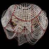 Люстра Галактика №4 красная в Самаре