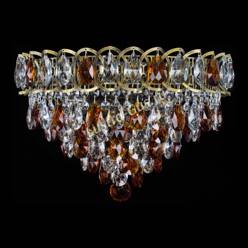 Люстра Грация №1 под бронзу чайная в Самаре Гусь Хрустальный