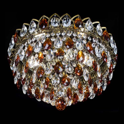 Люстра Грация №1 под бронзу чайная в Самаре Гусь Хрустальный