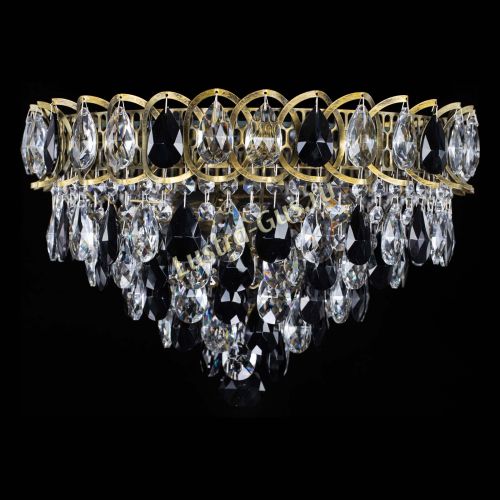 Люстра Грация №1 под бронзу черная в Самаре Гусь Хрустальный