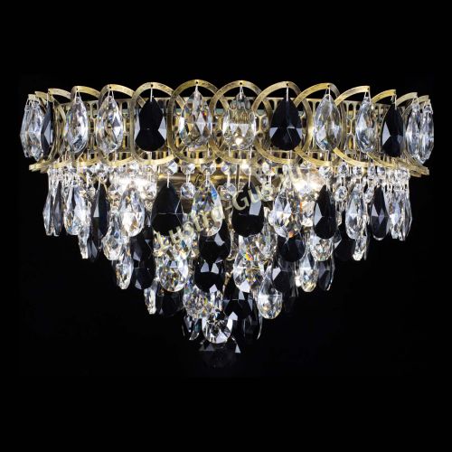 Люстра Грация №1 под бронзу черная в Самаре Гусь Хрустальный