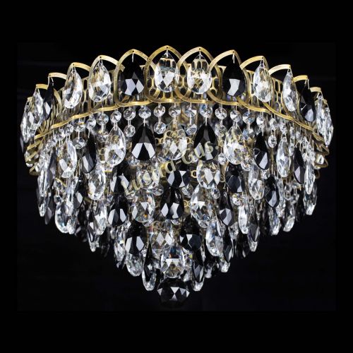 Люстра Грация №1 под бронзу черная в Самаре Гусь Хрустальный