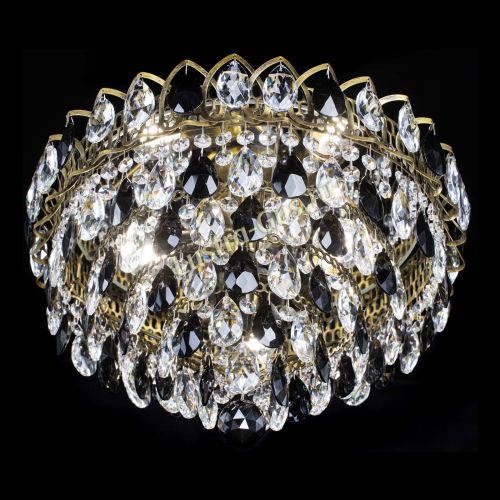 Люстра Грация №1 под бронзу черная в Самаре Гусь Хрустальный