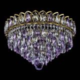 Люстра Грация №1 под бронзу фиолетовая в Самаре