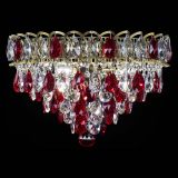 Люстра Грация №1 под бронзу красная в Самаре