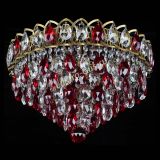 Люстра Грация №1 под бронзу красная в Самаре