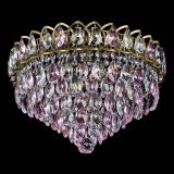 Люстра Грация №1 под бронзу розовая в Самаре