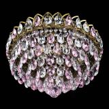 Люстра Грация №1 под бронзу розовая в Самаре