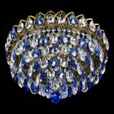 Люстра Грация №1 под бронзу синяя в Самаре Люстра Грация №1 под бронзу синяя в Самаре