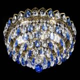 Люстра Грация №1 под бронзу синяя в Самаре Люстра Грация №1 под бронзу синяя в Самаре