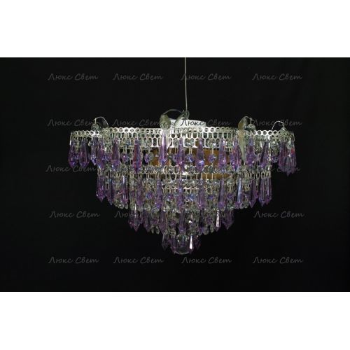 Люстра Ромашка Хризантема фиолетовая большой карашдаш в Самаре Гусь Хрустальный