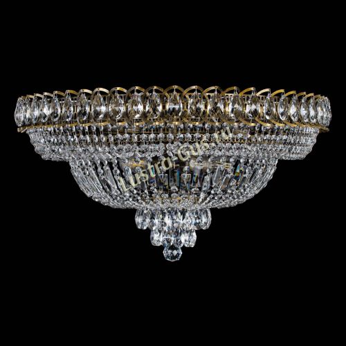 Люстра Хрустальный Каскад №1 700 мм под бронзу в Самаре Гусь Хрустальный