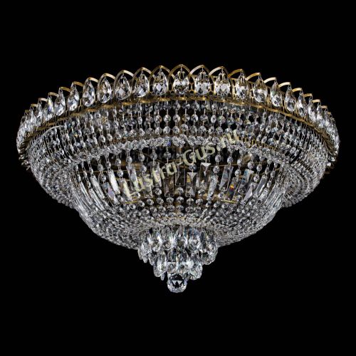 Люстра Хрустальный Каскад №1 700 мм под бронзу в Самаре Гусь Хрустальный