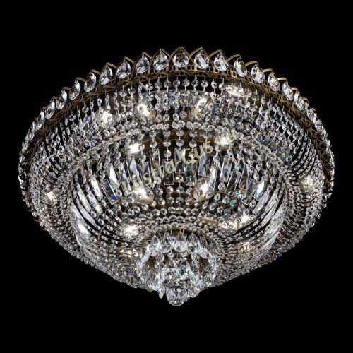 Люстра Хрустальный Каскад №1 700 мм под бронзу в Самаре Гусь Хрустальный