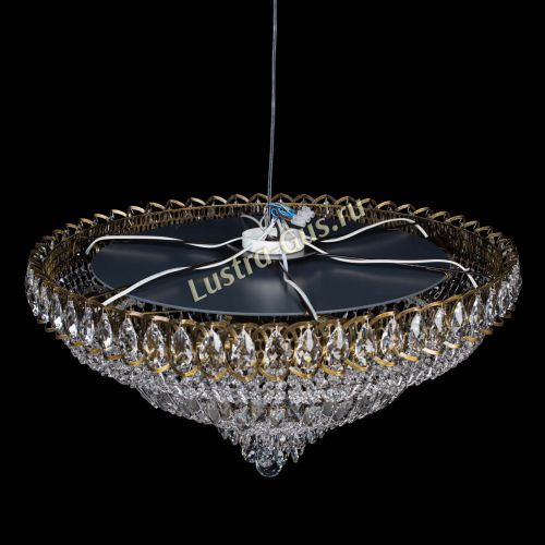 Люстра Хрустальный Каскад №1 700 мм под бронзу в Самаре Гусь Хрустальный