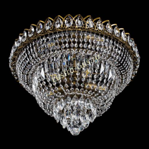 Люстра Хрустальный Каскад №1 под бронзу в Самаре Гусь Хрустальный