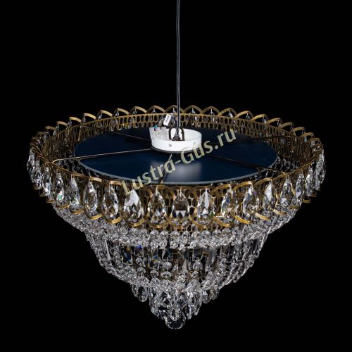 Люстра Хрустальный Каскад №1 под бронзу в Самаре Гусь Хрустальный