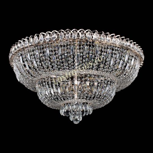 Люстра Хрустальный Каскад №15 с пластинками в Самаре Гусь Хрустальный