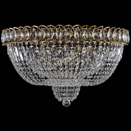 Люстра Хрустальный Каскад №2 журавлик под бронзу в Самаре Гусь Хрустальный