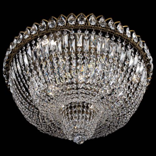 Люстра Хрустальный Каскад №2 журавлик под бронзу в Самаре Гусь Хрустальный