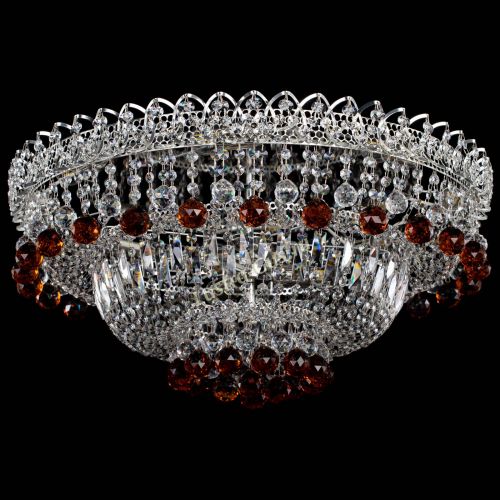 Люстра Хрустальный каскад №3 Шар чайная в Самаре Гусь Хрустальный