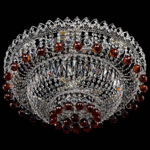 Люстра Хрустальный каскад №3 Шар чайная в Самаре Гусь Хрустальный