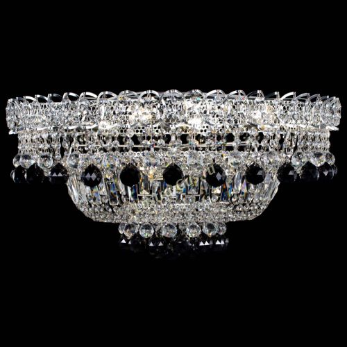 Люстра Хрустальный каскад №3 Шар черная в Самаре Гусь Хрустальный