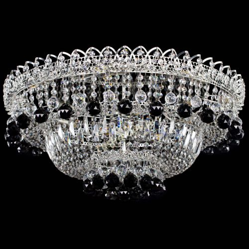 Люстра Хрустальный каскад №3 Шар черная в Самаре Гусь Хрустальный