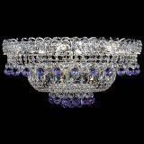 Люстра Хрустальный каскад №3 Шар фиолетовая в Самаре