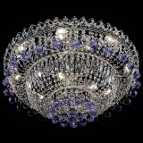 Люстра Хрустальный каскад №3 Шар фиолетовая в Самаре