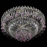 Люстра Хрустальный каскад №3 Шар розовая в Самаре Люстра Хрустальный каскад №3 Шар розовая в Самаре