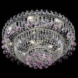 Люстра Хрустальный каскад №3 Шар розовая в Самаре Люстра Хрустальный каскад №3 Шар розовая в Самаре