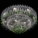 Люстра Хрустальный каскад №3 Шар зеленая в Самаре