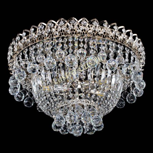 Люстра Хрустальный каскад №3 Шар в Самаре Гусь Хрустальный