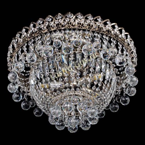 Люстра Хрустальный каскад №3 Шар в Самаре Гусь Хрустальный