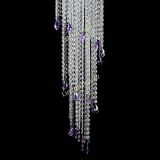 Люстра Хрустальный Каскад №5 фиолетовый в Самаре