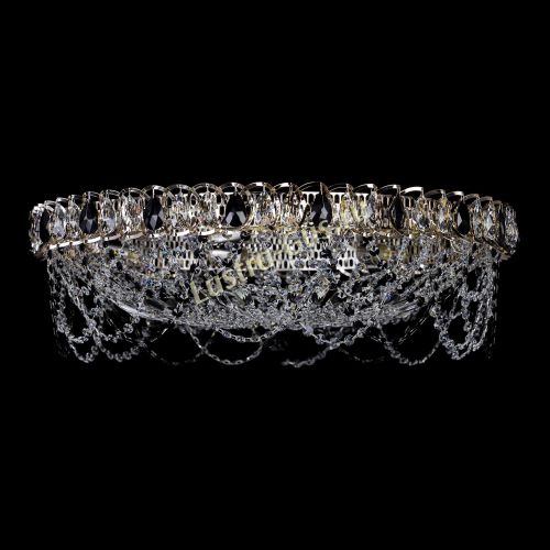 Люстра Каскад Ажур 700 мм черный в Самаре Гусь Хрустальный